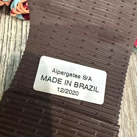 NWOT Havaianas You St Tropez Woven Sandals Flip Flops W7/8 Euro 39/40 - Picture 7 of 7